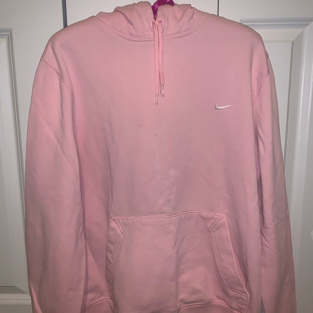 Baby pink Nike hoodie